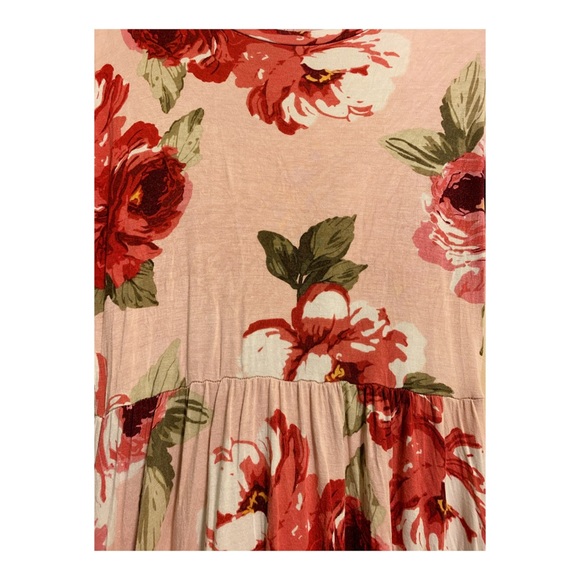 Rose Print Maxi Dress - Picture 2 of 3